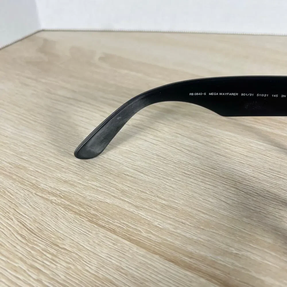 Ray-Ban RB0840-S Mega Wayfarer 901/31 Sunglasses Black FRAMES ONLY 51-21-145